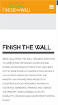 Mobile Screenshot of finishthewall.com